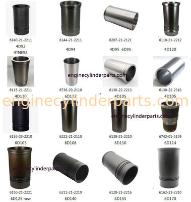 Komatsu Cylinder Liner, 6110-21-2212 4D120 Liner Sleeve