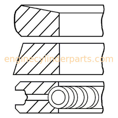08-422400-00 13011-30022 13011-30020 96mm Piston Ring for Toyota 1KD 1KD-FTV Diesel Engine Parts